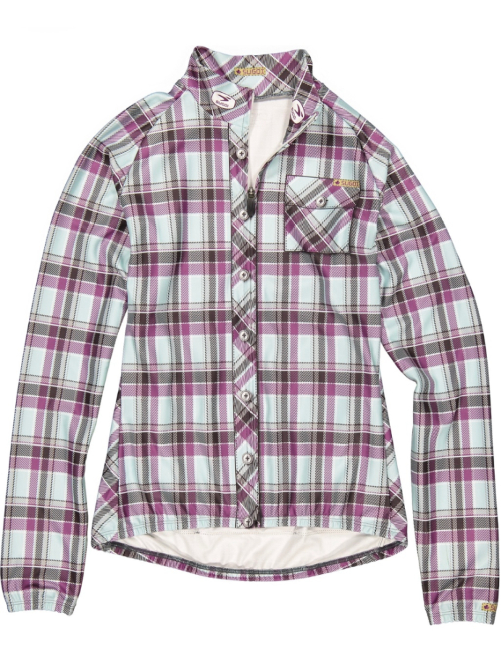 Sugoi Lumberjane Long Sleeve Cycling Jersey Womens Sz XS!